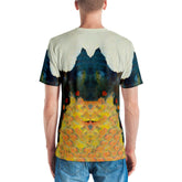 Close-up of Surart126 men's t-shirt fabric and quality.